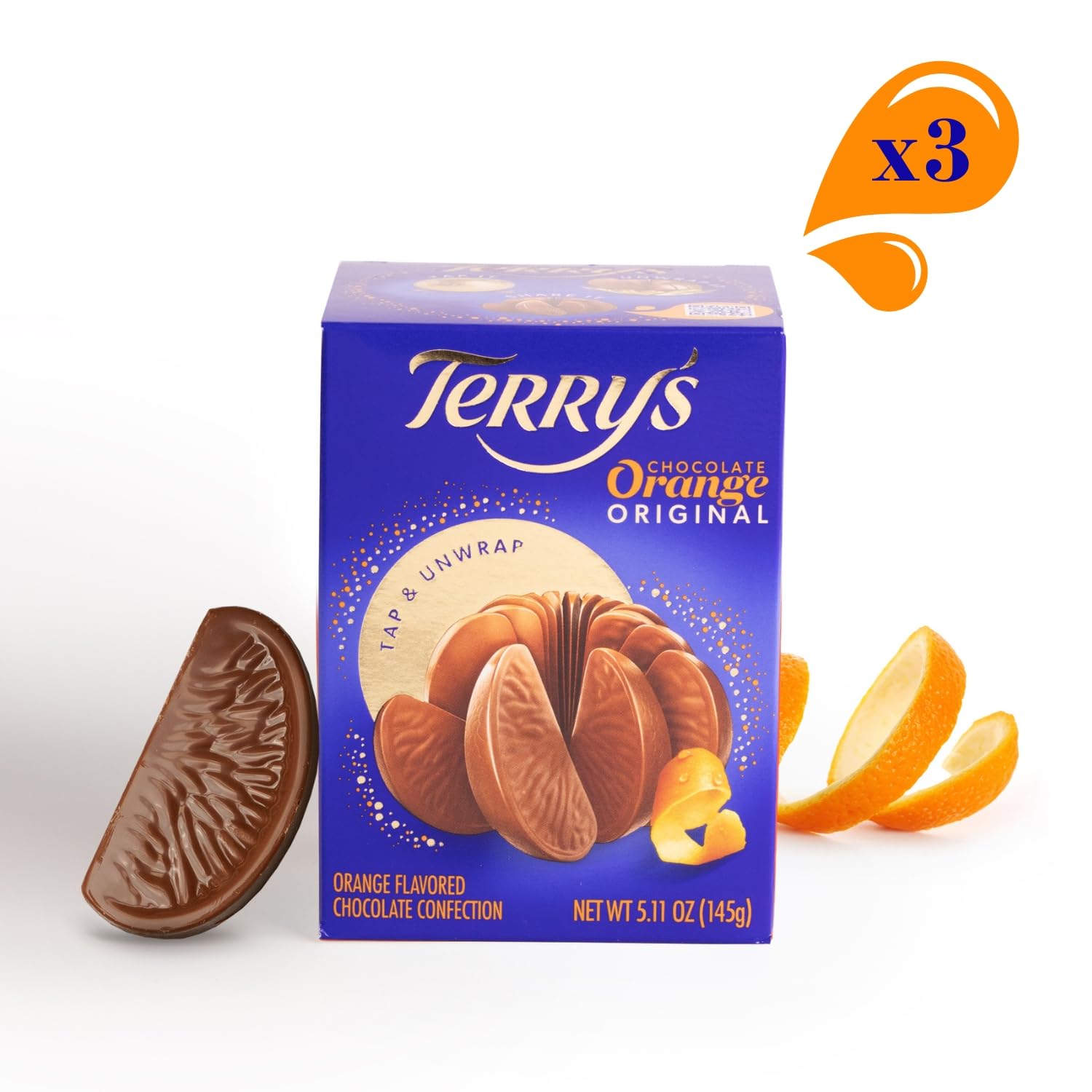 Tap and unwrap ritual for Terry's Chocolate Orange, nostalgic moment