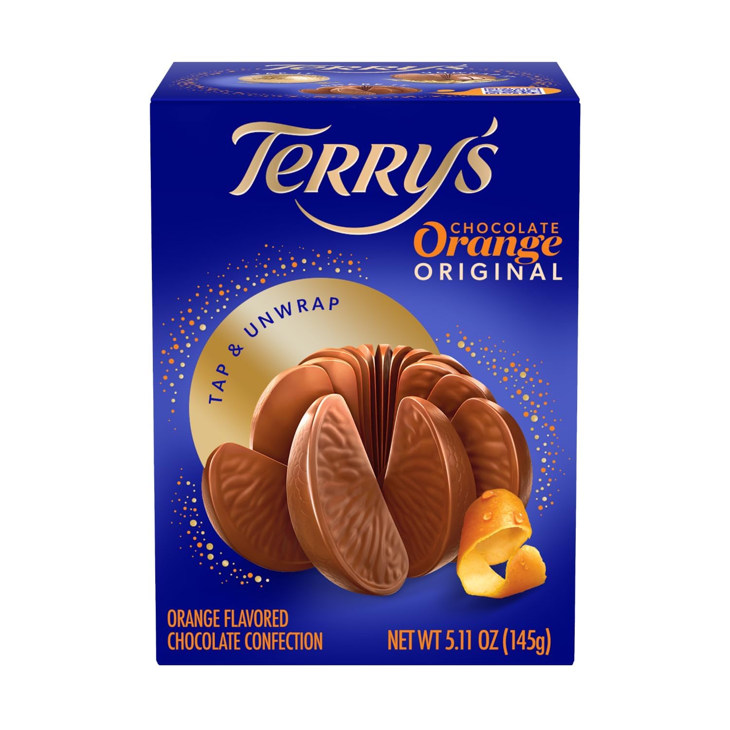 Bright aroma of orange and cocoa from Terry's Milk Chocolate Oranges