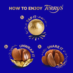 Individually wrapped Terry's Milk Chocolate Oranges ideal for stocking stuffers