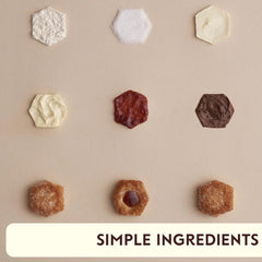 Tesoro Kosher Dairy label close-up—certified dairy ingredients for inclusive dessert options.
