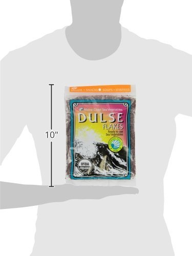 TESTEL Dulse flakes pack with serving suggestion near soups and noodles.
