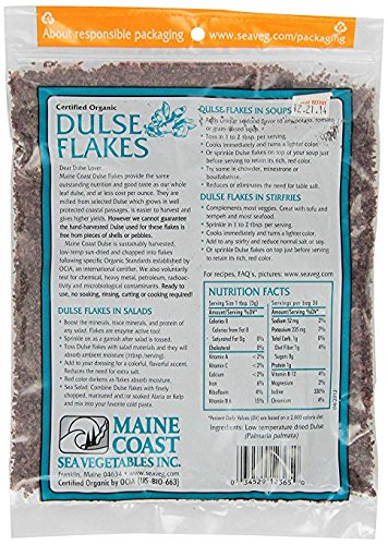 TESTEL dulse flakes close-up showing washed, premium sea vegetables for umami-rich dishes.