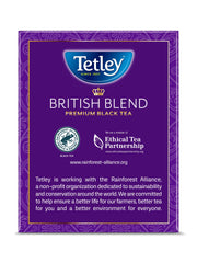 No strings tea bag design from Tetley British Blend