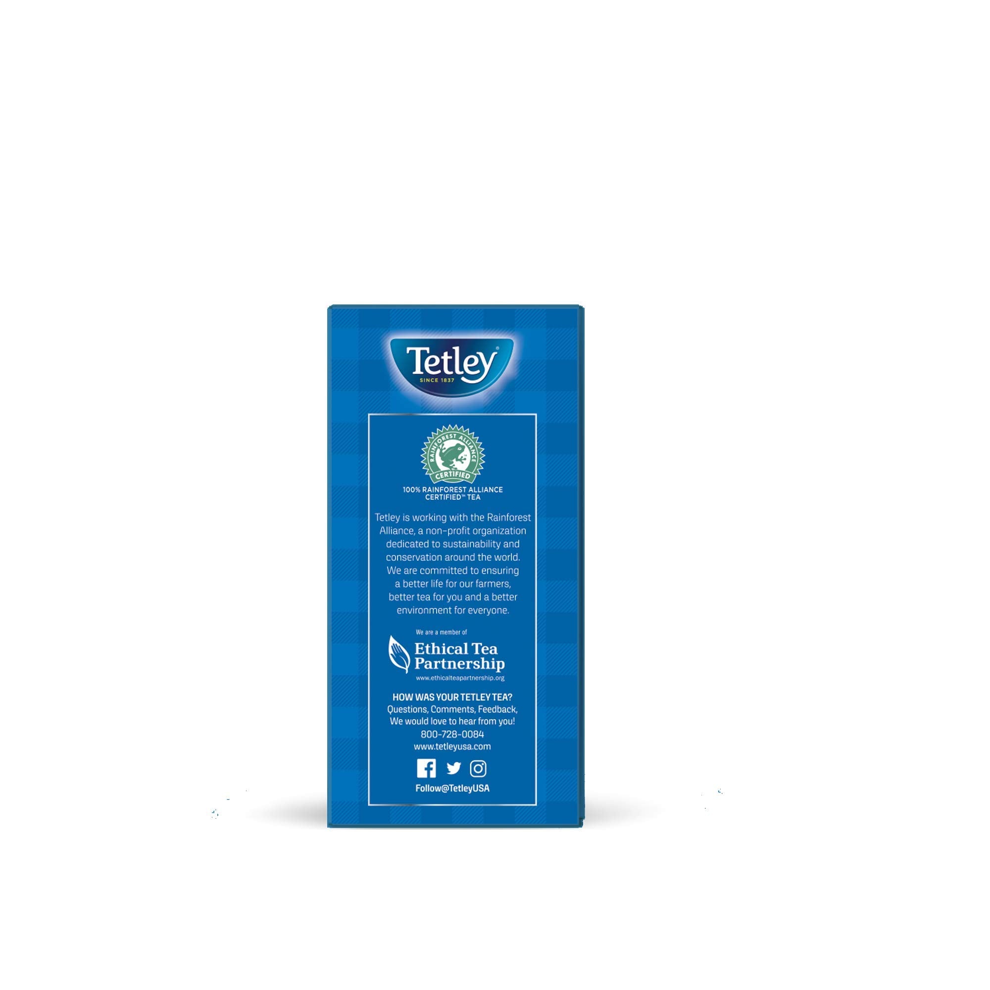 Tetley Decaf brew being poured into a cup for warmth.