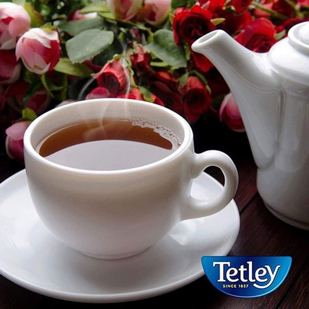 Tetley teabags cup-of-happiness-heritage evokes a long tradition of tea craft