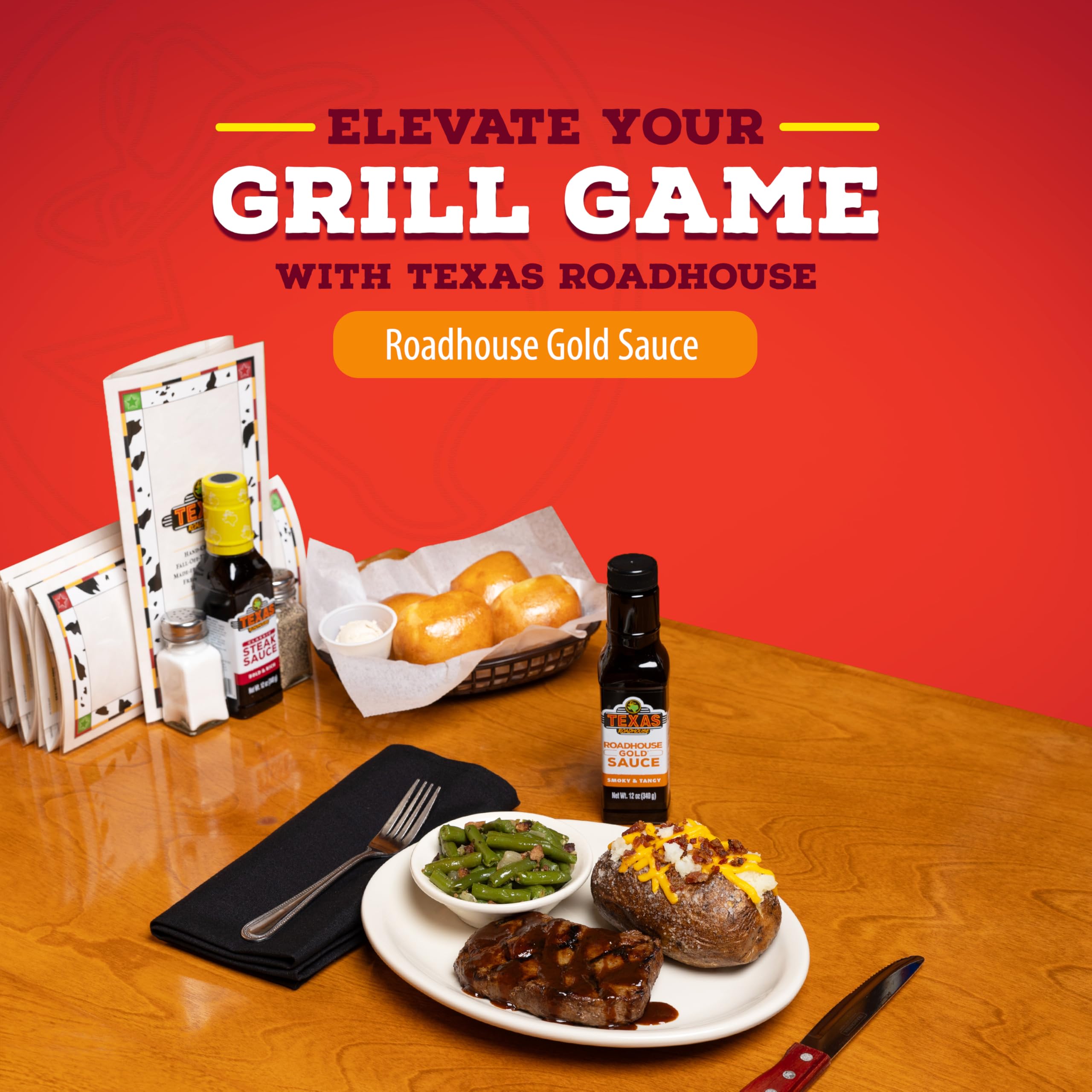 Texas Roadhouse Gold Sauce dipping with veggies for flavorful snacking