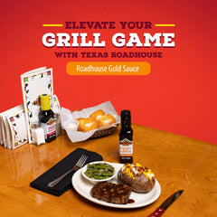 Texas Roadhouse Gold Sauce dipping with veggies for flavorful snacking