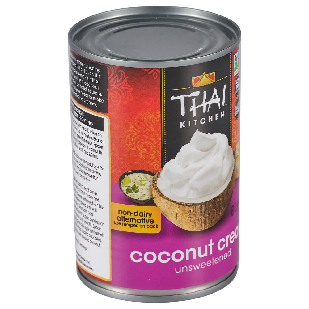 Thai Kitchen coconut cream enhances baking for moist desserts.
