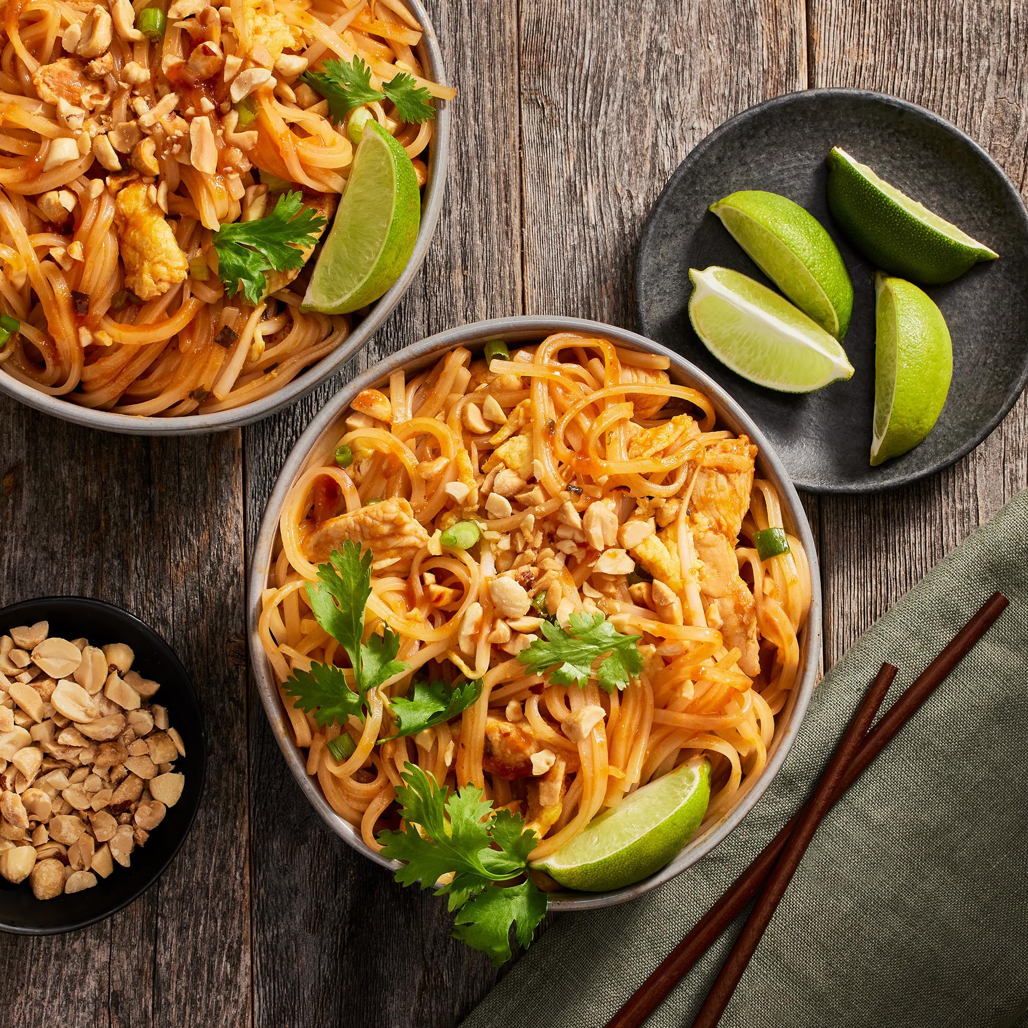 Thai Kitchen noodles with vegetables in a stir-fry demonstrates versatility