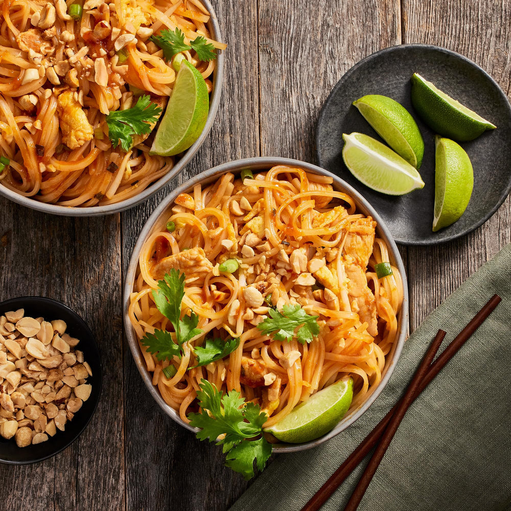 Thai Kitchen noodles with vegetables in a stir-fry demonstrates versatility