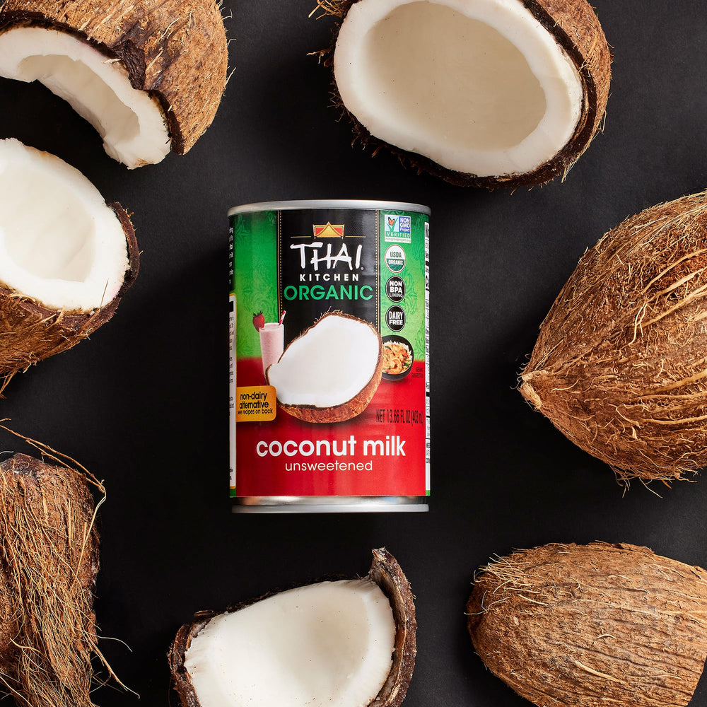 Thai Kitchen Organic Coconut Milk full-fat creaminess enhances curries