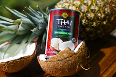 Thai Kitchen Organic Lite Coconut Milk featured in light dessert and drinks