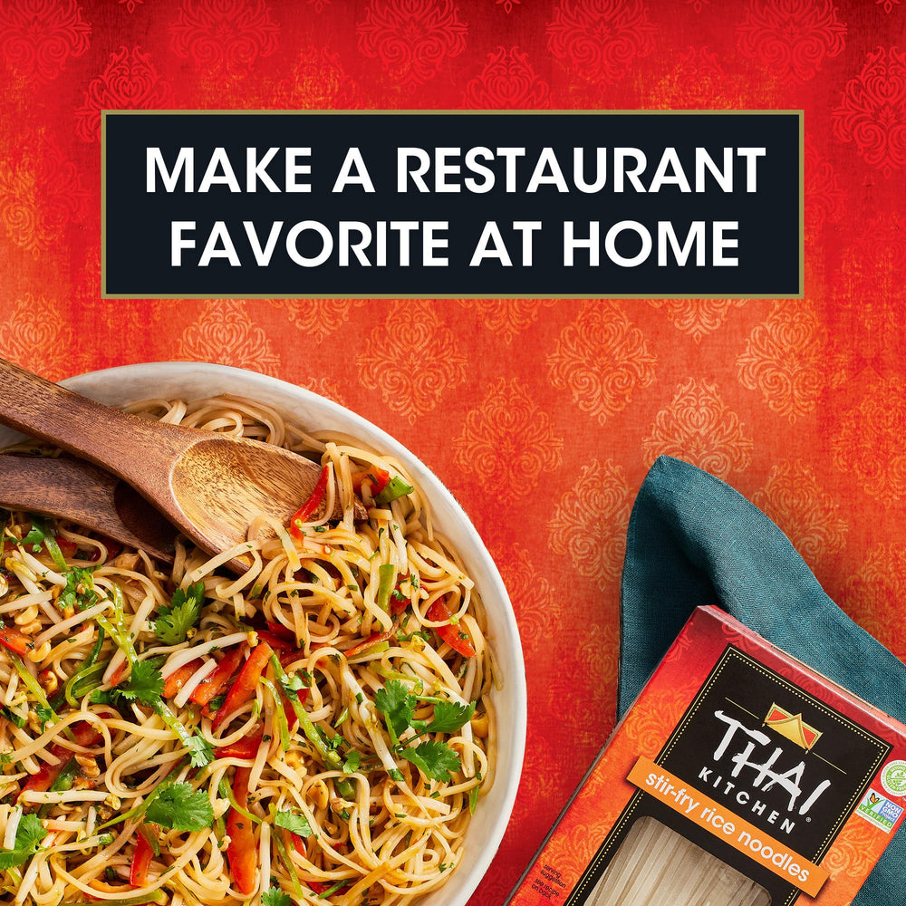 Thai Kitchen gluten free packaging emphasizes non-GMO ingredients and product integrity