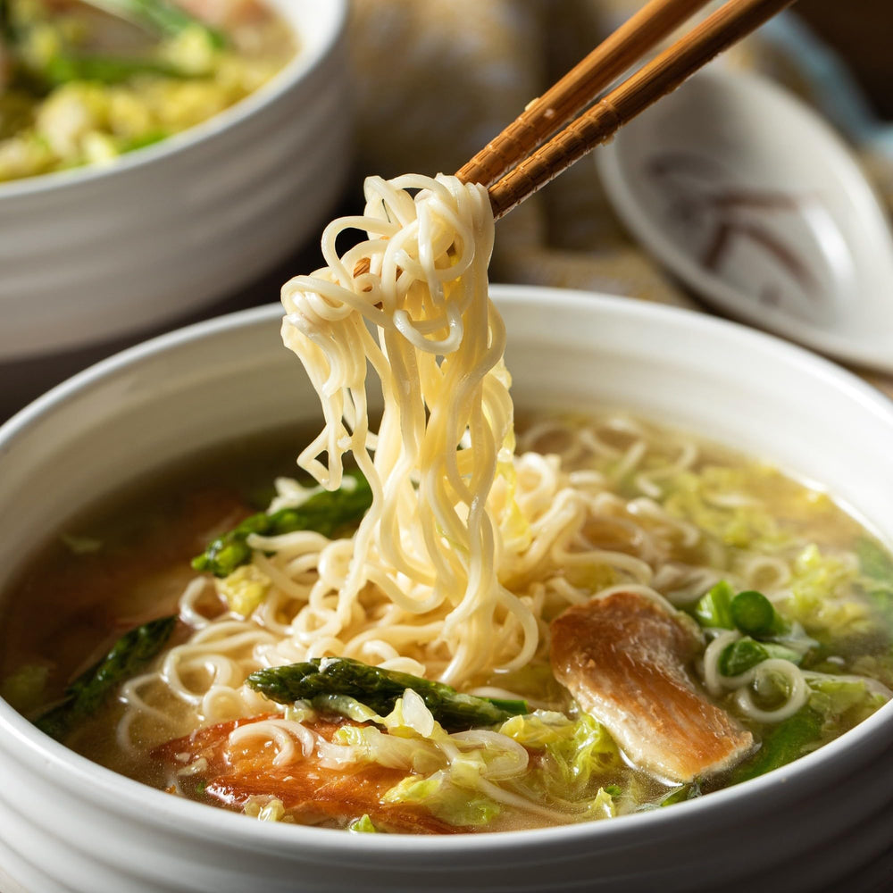 Thai Kitchen gluten-free noodles steamed, not fried, for lighter meals