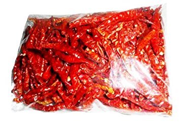 Thailand Thai whole dried chile closeup reveals smoky aroma for recipes.