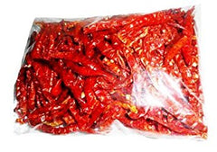 Thailand Thai whole dried chile closeup reveals smoky aroma for recipes.
