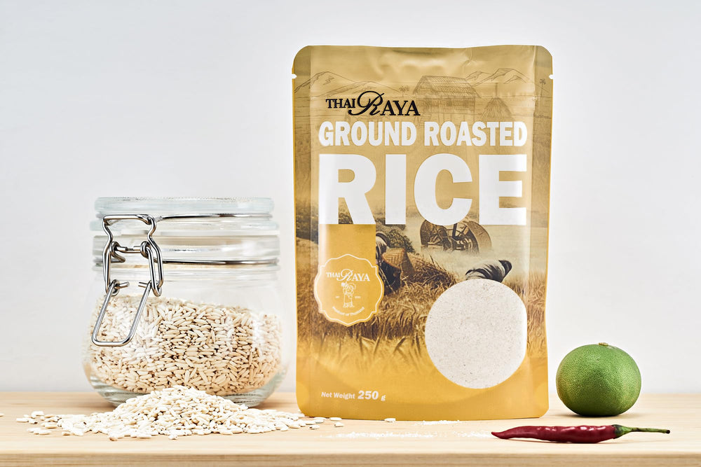 ThaiRaya roasted rice enhances dipping sauces with subtle toasty notes.