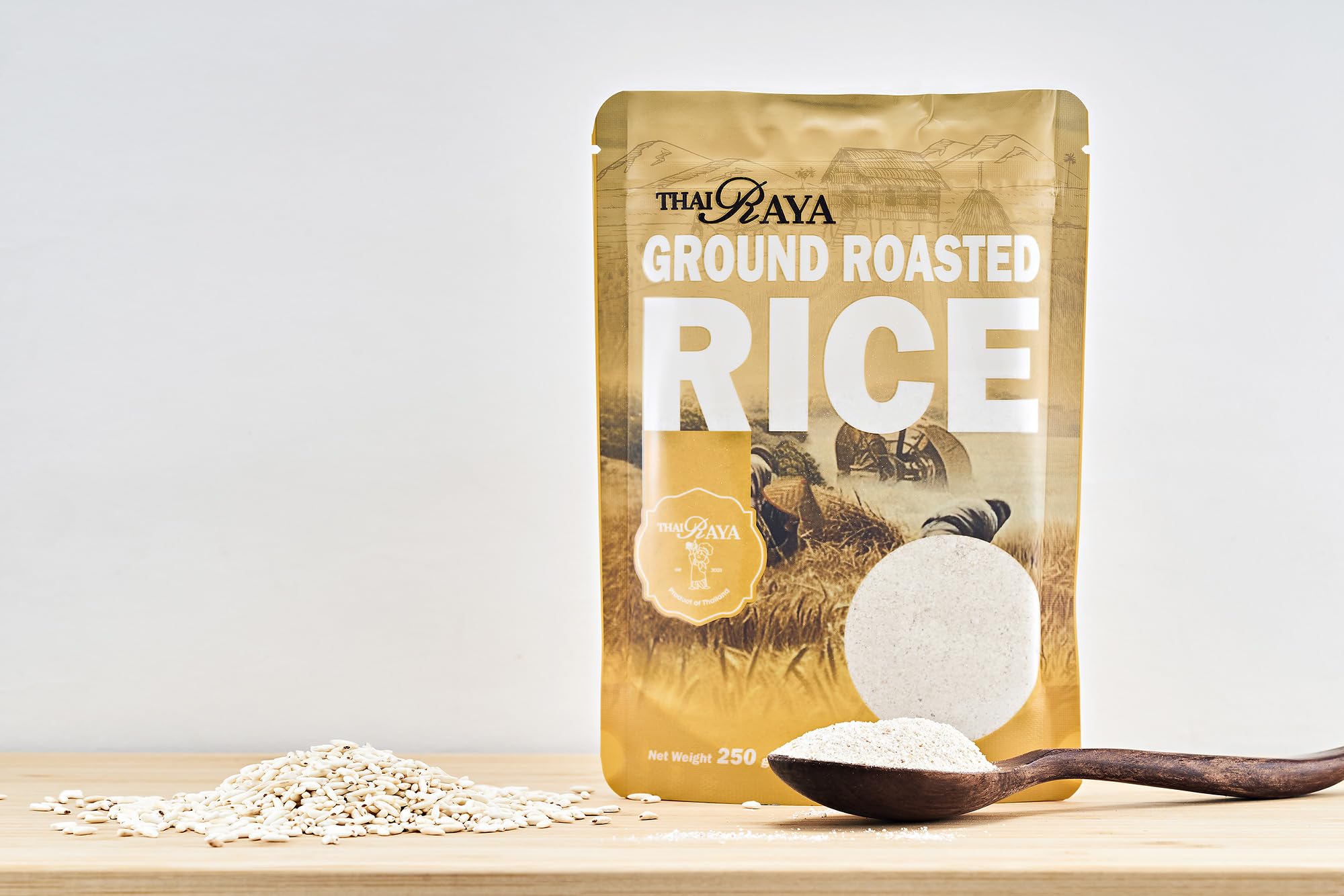 ThaiRaya roasted rice powder on noodles provides extra texture and depth.