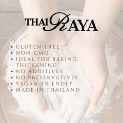 Crispy batter shot with Thairaya starch showing even coating and frying versatility