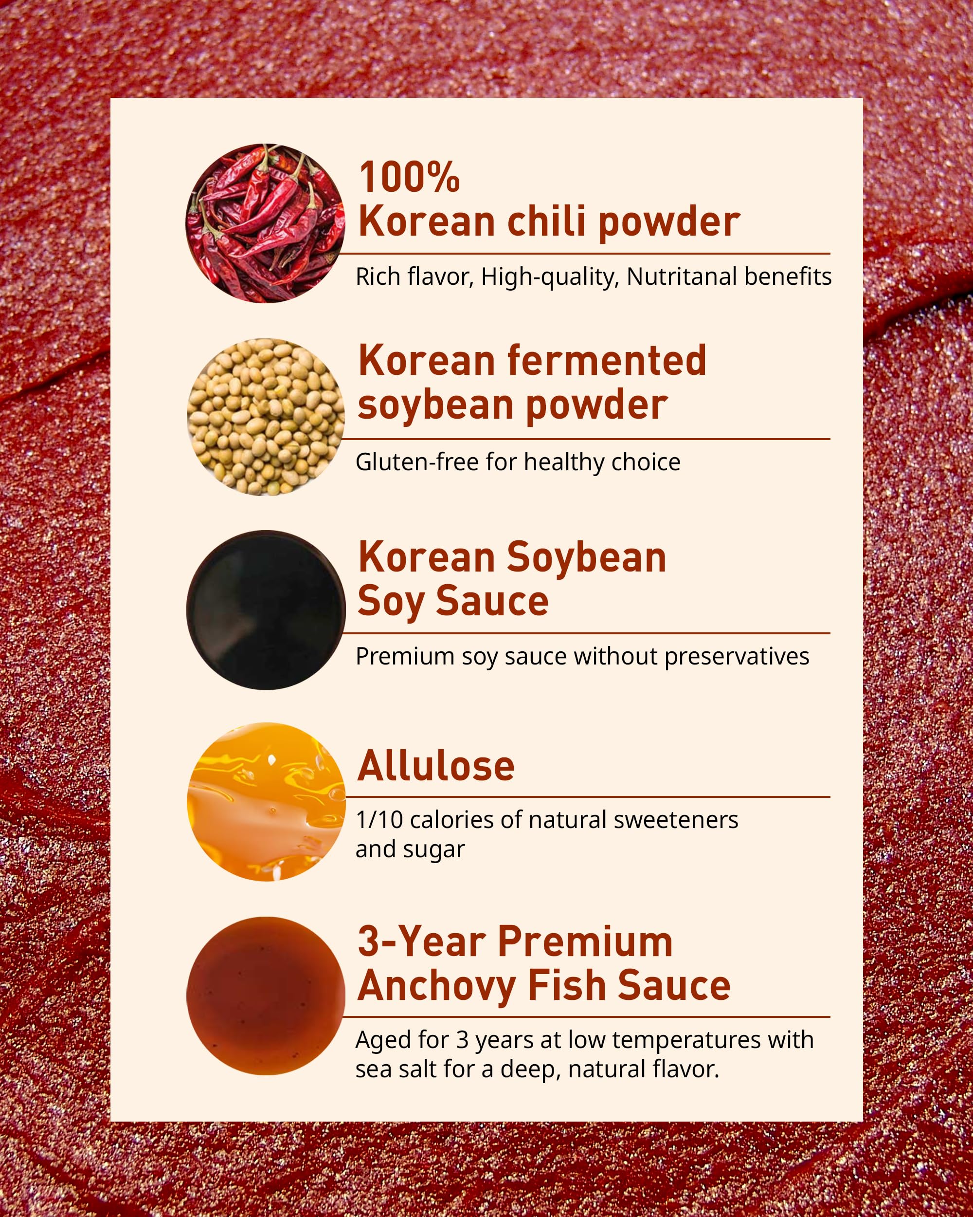 Thank-you Gochujang packaging close-up showing premium sourcing