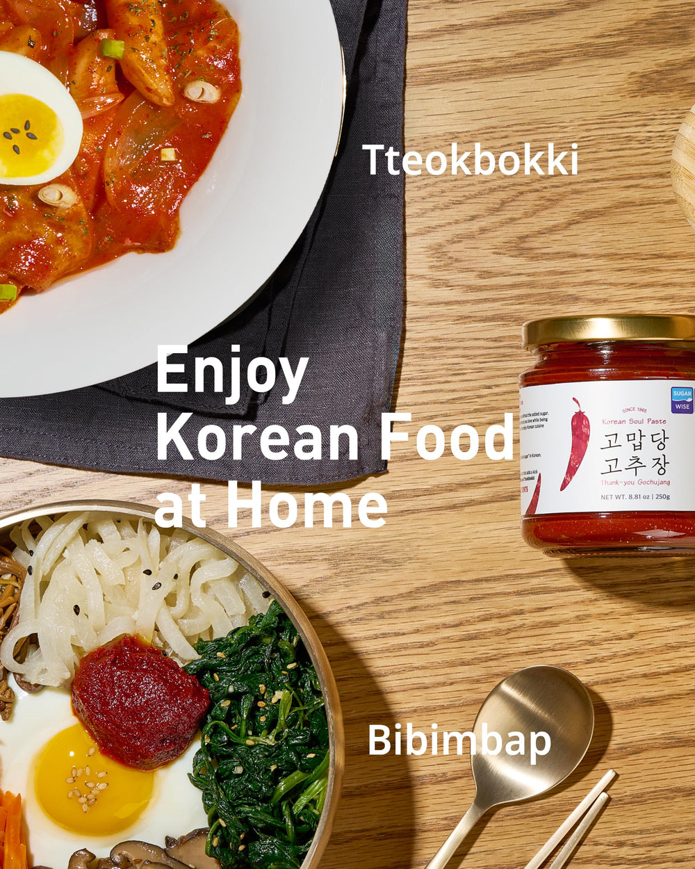 Thank-you Gochujang Korean solar sea salt detail on label