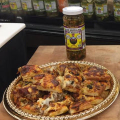 That Pickle Guy olive muffalata with cream cheese enhances creamy appetizers