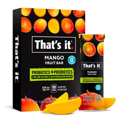 That\'s it mango 12-pack packaging for convenient on-the-go snacking.