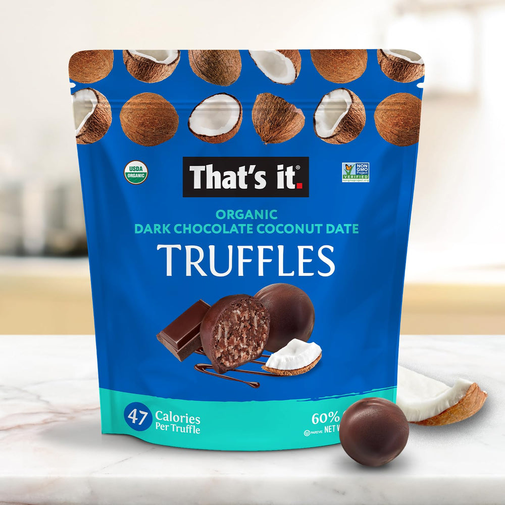 That's it allergen-free truffles—nut-free, dairy-free option for sharing.