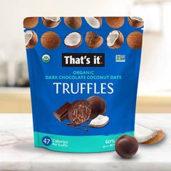 That's it allergen-free truffles—nut-free, dairy-free option for sharing.