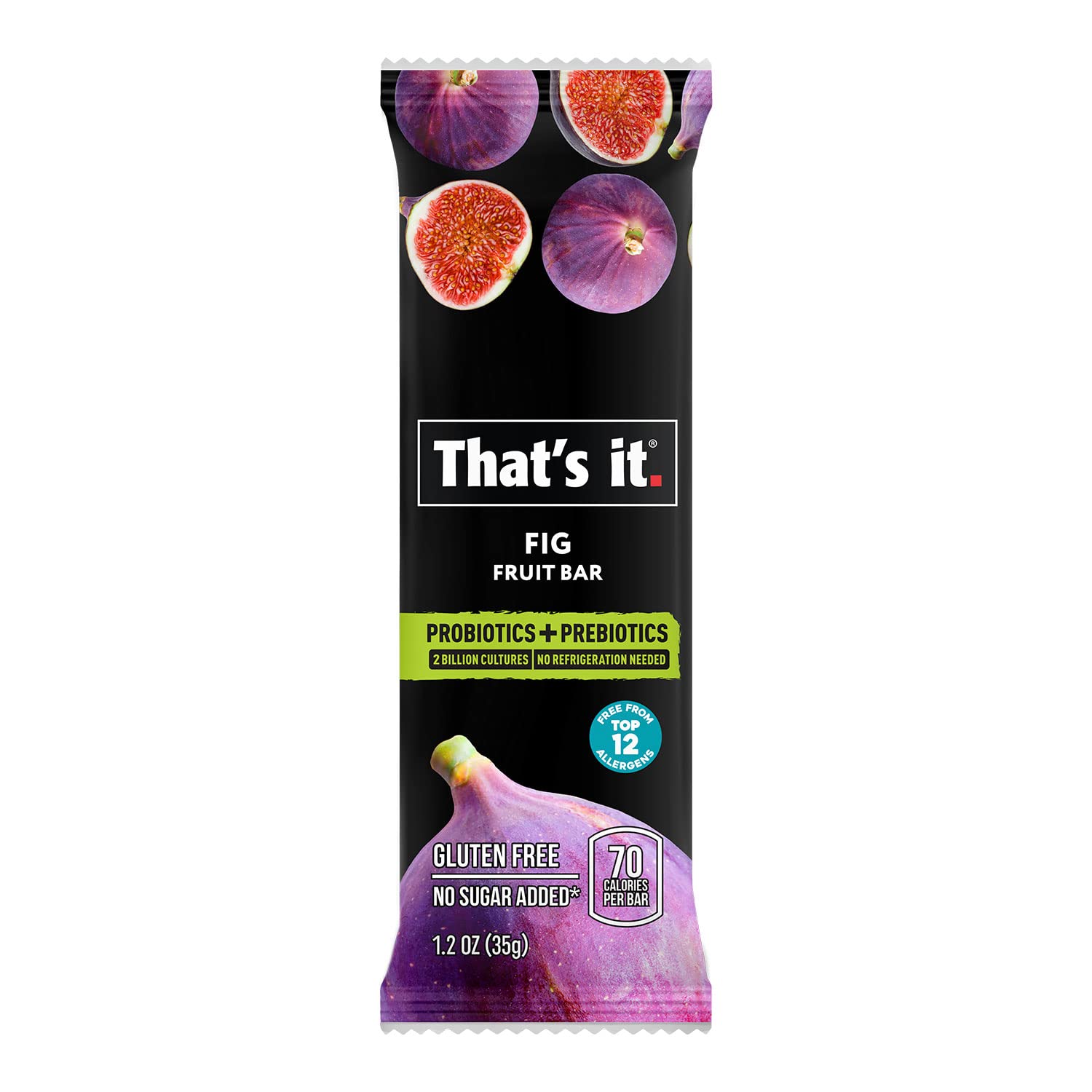 That's it Fig Probiotic Bar on-the-go pack ideal for gym bag or desk snack