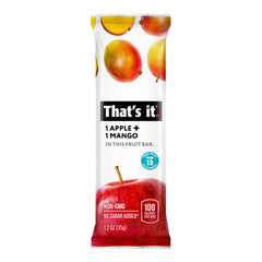 That's It packaging shows vegan, gluten-free, and non-GMO icons for clean snacking.