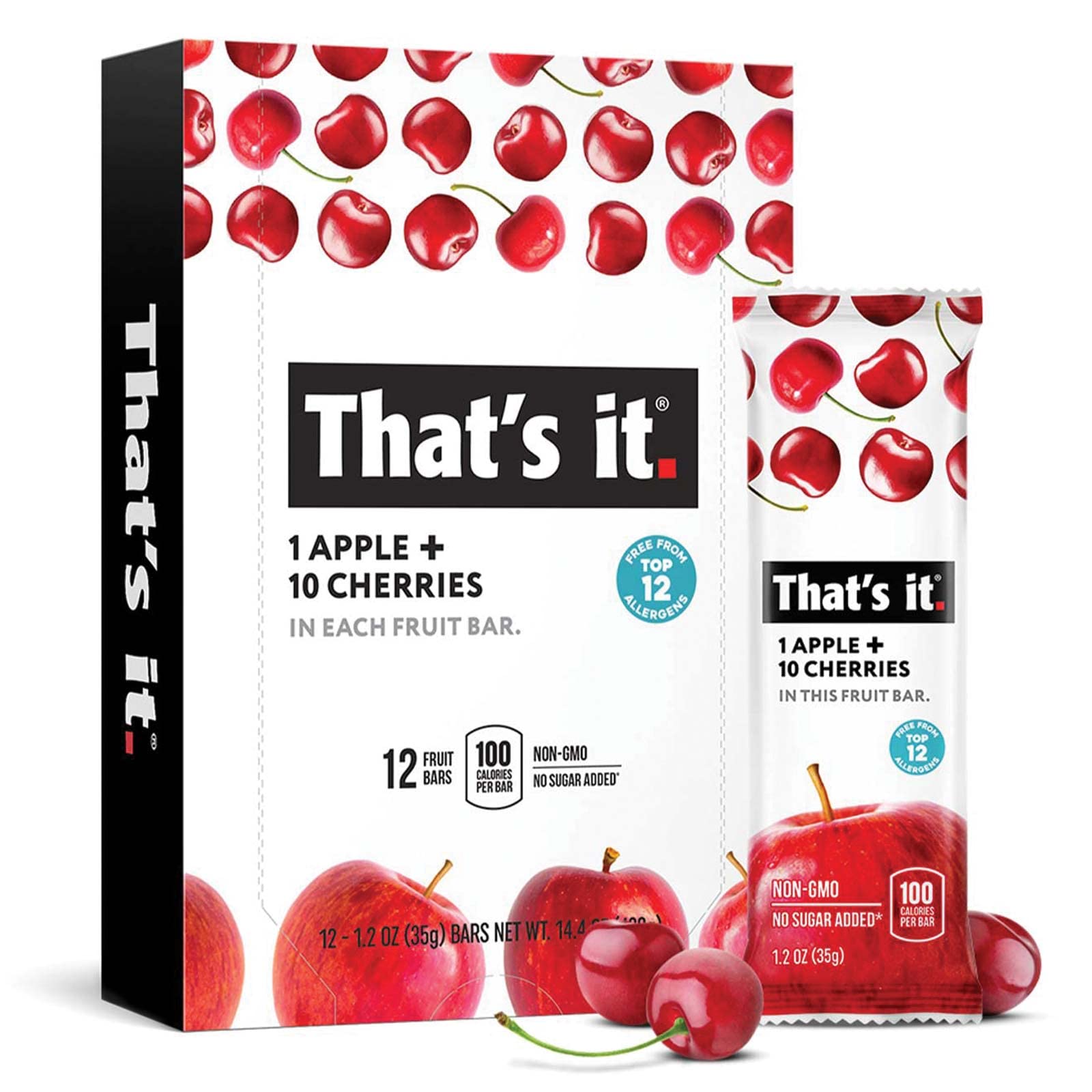 That's it gluten-free vegan paleo fruit bars, adaptable to many diets.