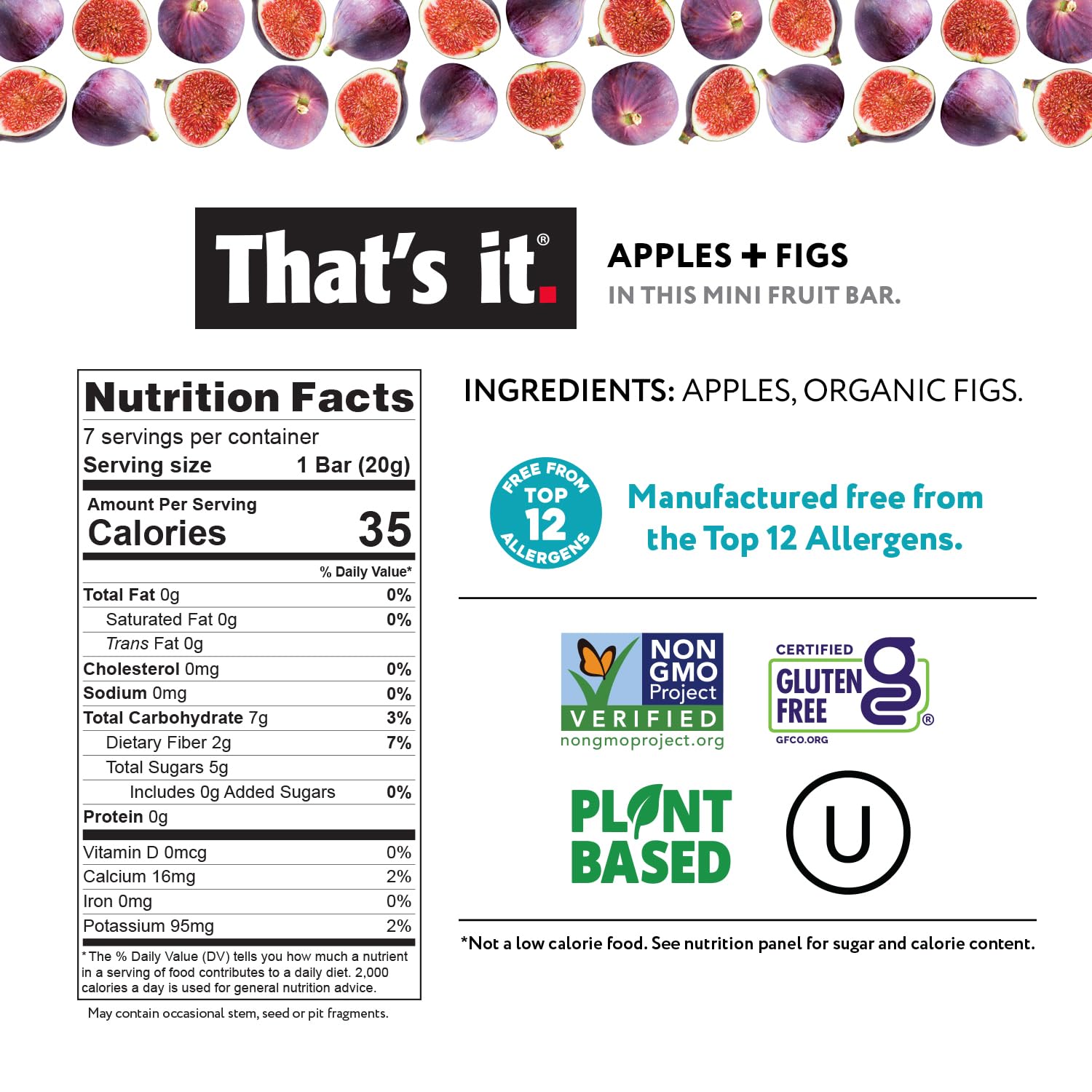 That's it Mini Fruit Bars cherry bar display, convenient snack.