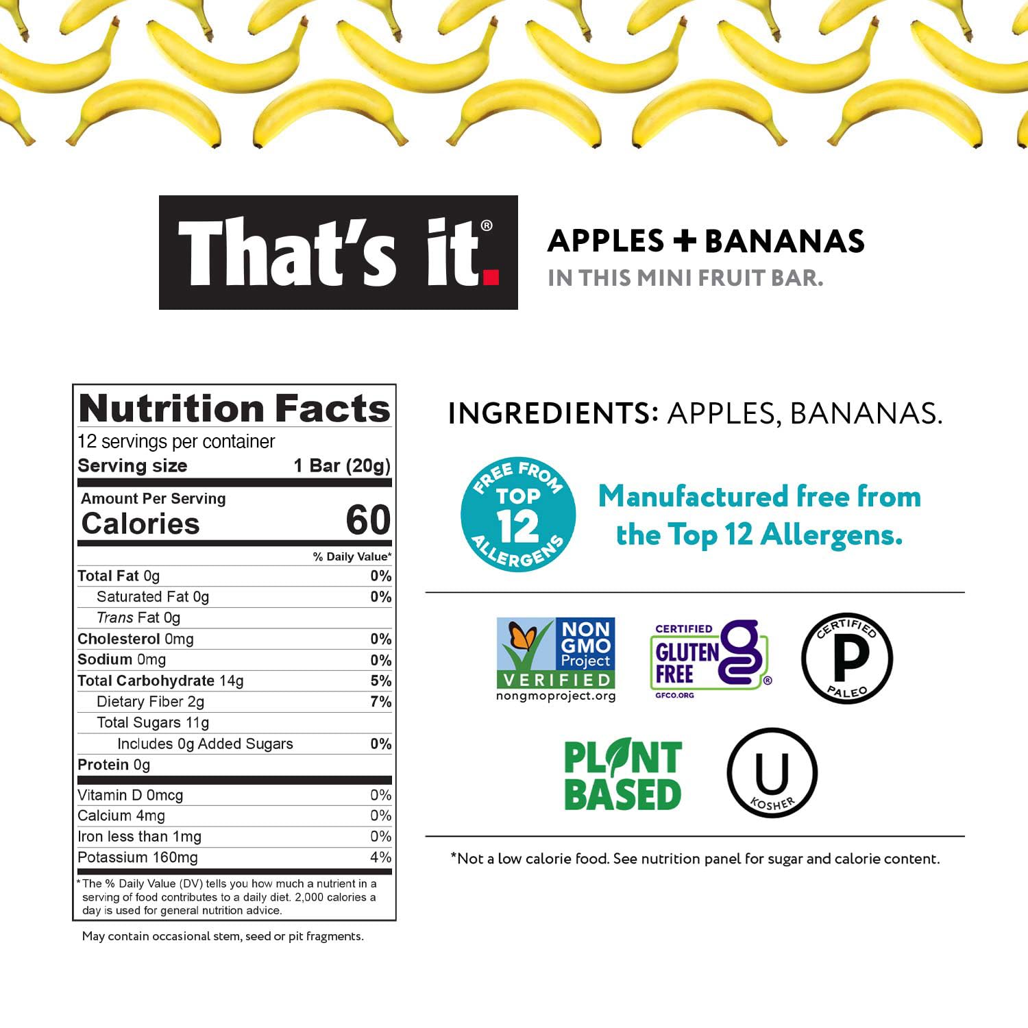 That's it mini fruit bars gift pouch blueberry flavor for a quick fruit boost.