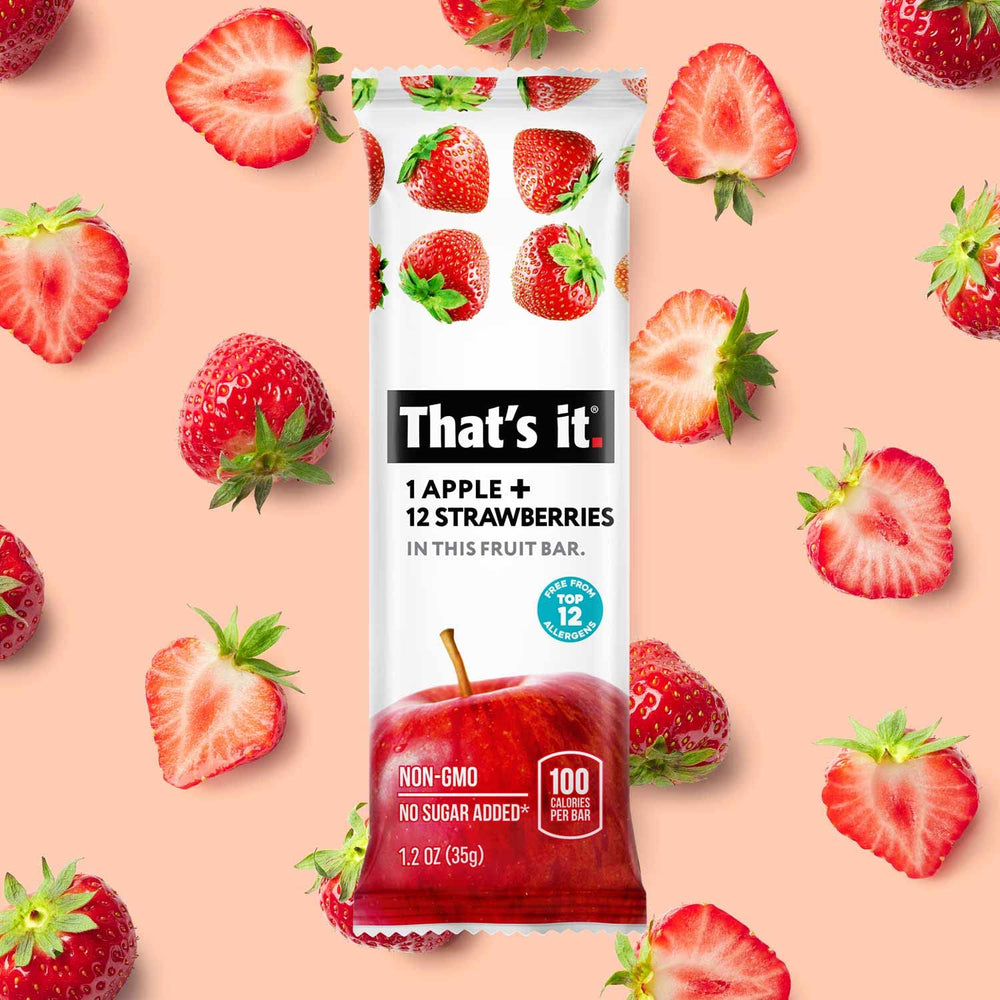 That's it no-added-sugar bars close-up highlighting clean ingredients