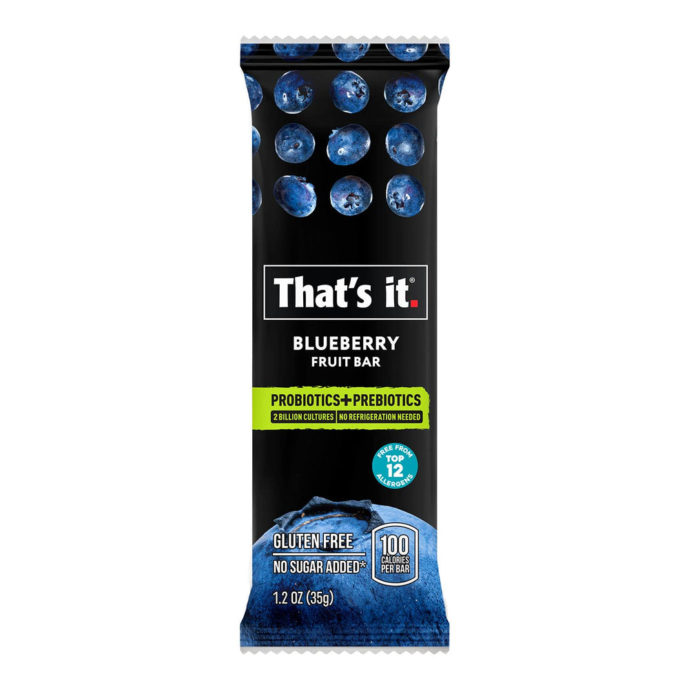 That's it Probiotic Fruit Bar mango bar close-up with probiotics for on-the-go snacking