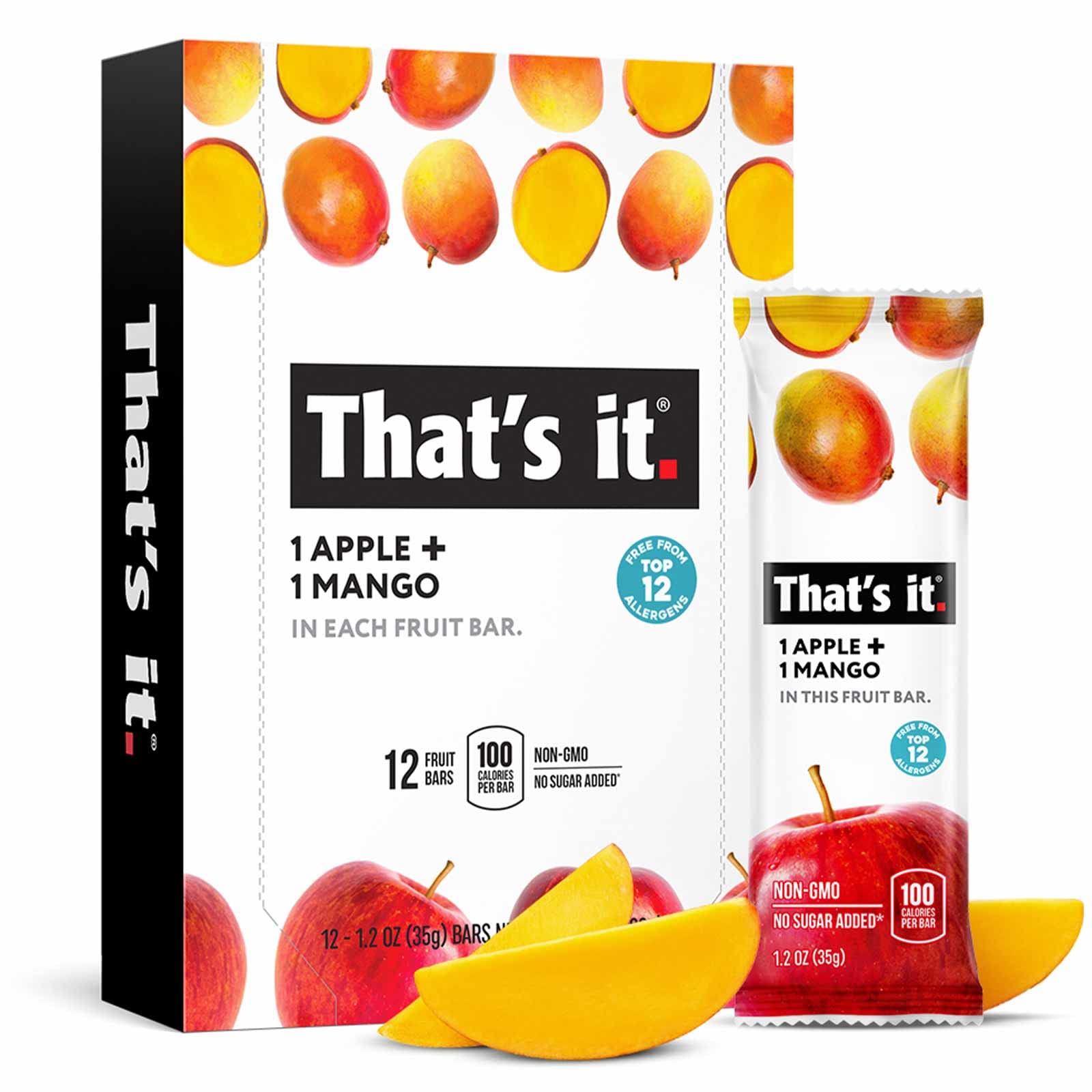 That's it two-year shelf life, long-lasting real fruit options.