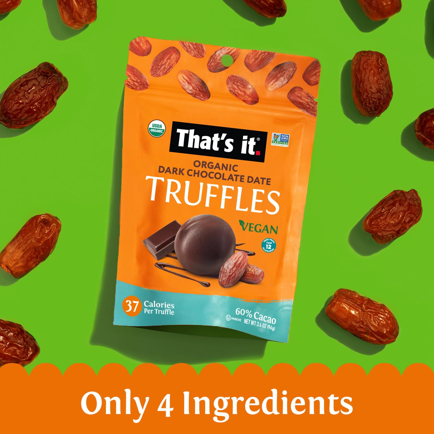 That's it vegan gluten-free truffles serve, convenient snack option.