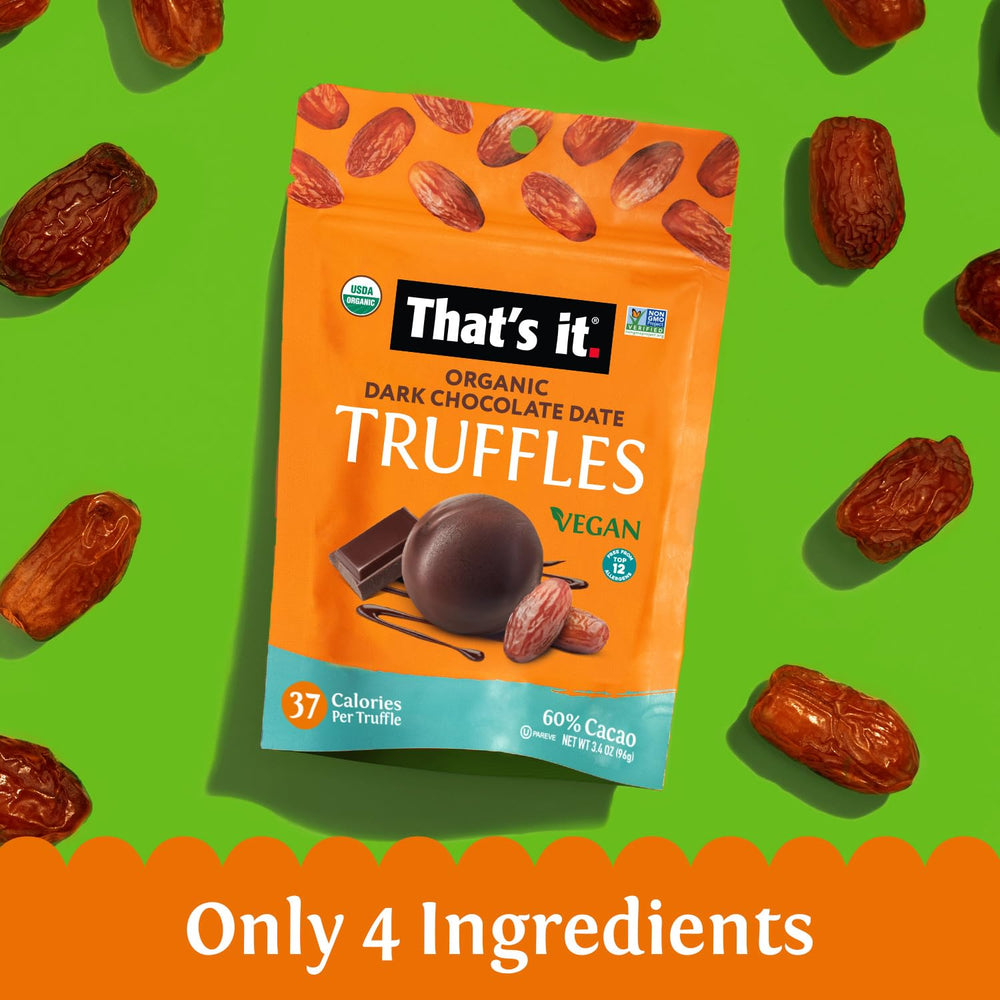 That's it vegan gluten-free truffles serve, convenient snack option.