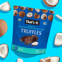 That's it vegan truffles—gift-ready, all-natural snack for any occasion.