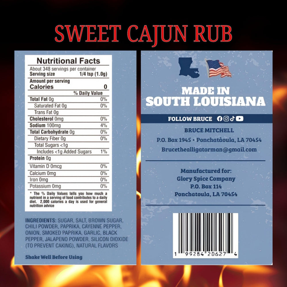 Close-up of The Alligator Man seasonings highlighting natural flavors and bold spice.