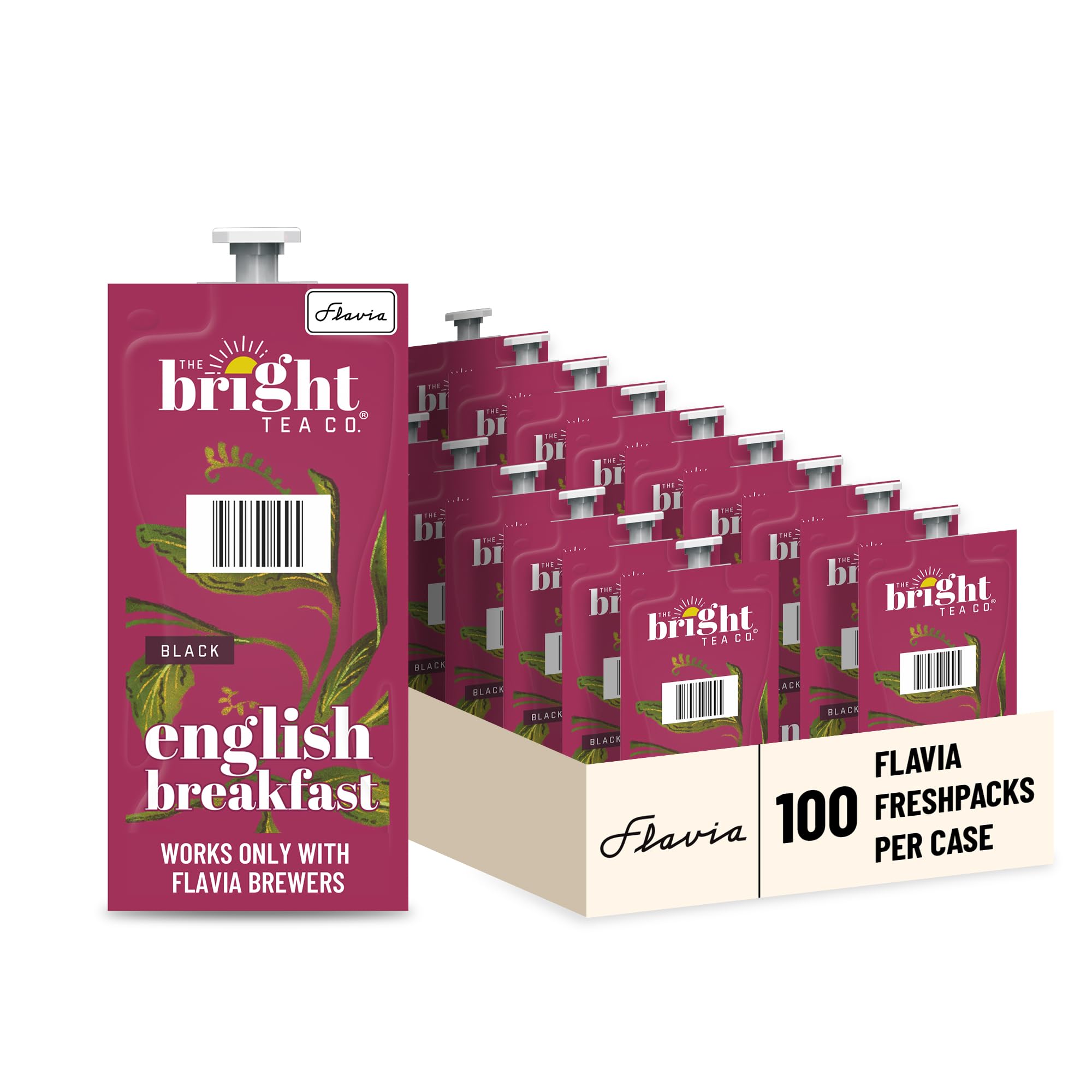The Bright Tea Co. English Breakfast Freshpack for Flavia, quick convenient tea.