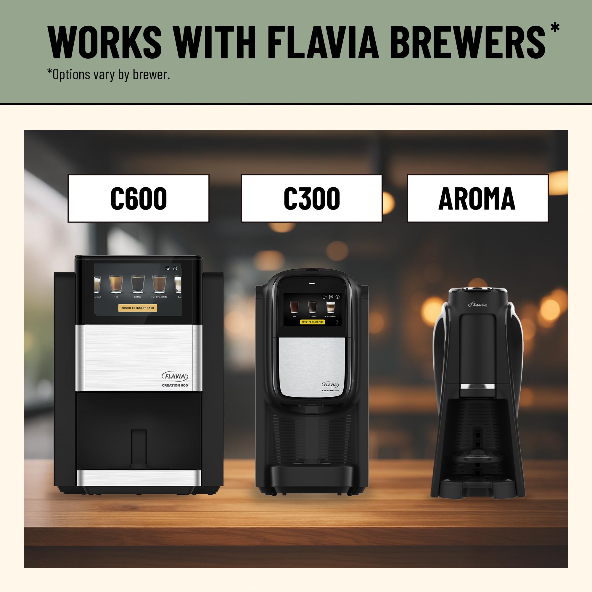 The Bright Tea Co. Freshpack for Flavia, caffeine-rich black tea option.