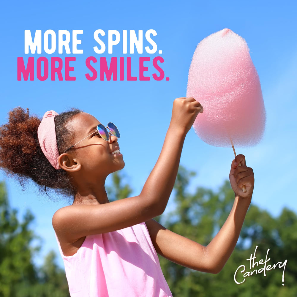 The Candery at-home cotton candy session demonstrates a fun kitchen activity for families