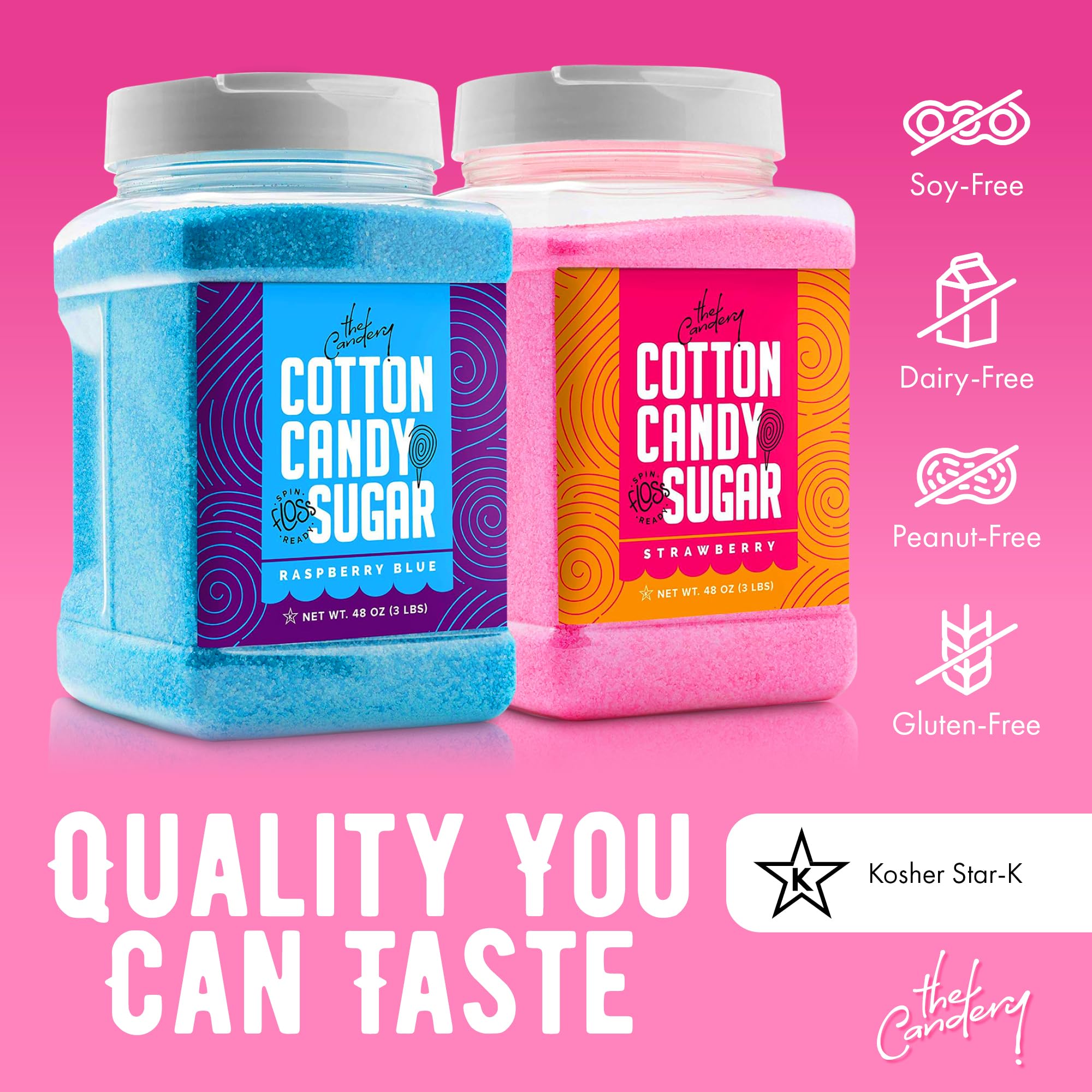 The Candery candy party setup idea images show vibrant flavors for celebrations