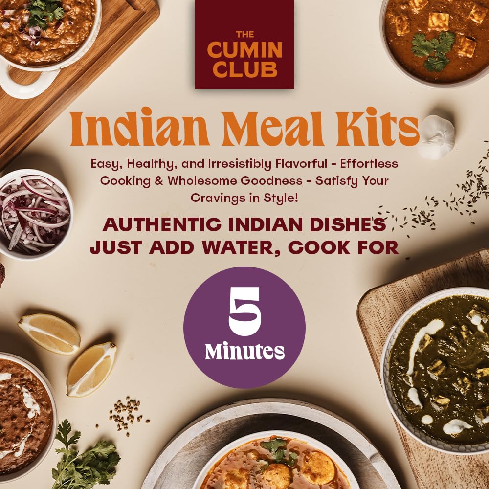 The Cumin Club Methi Matar Malai Kit: fragrant fenugreek curry with green peas