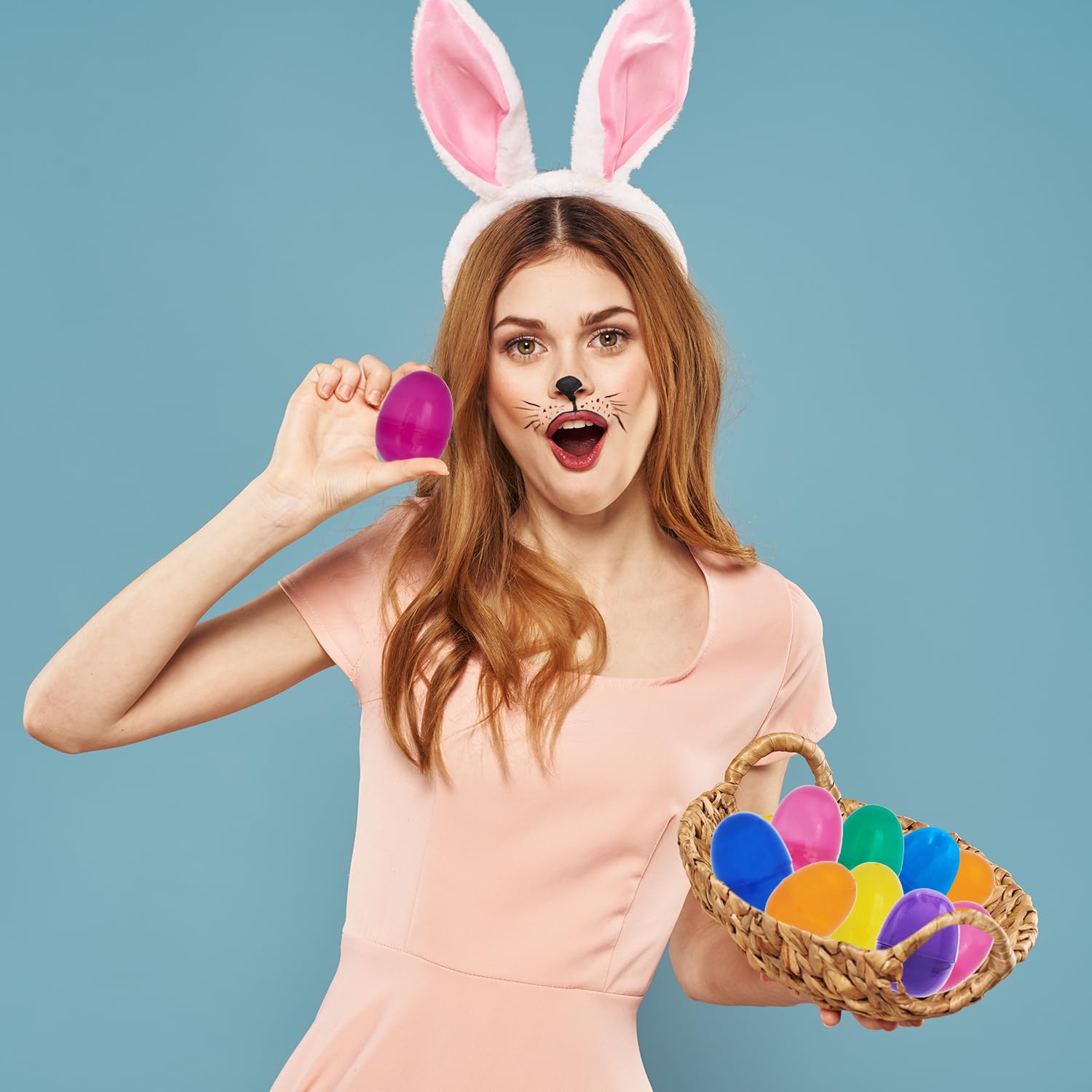 The Dreidel Company 2.3 inch eggs easy to handle for little hands.