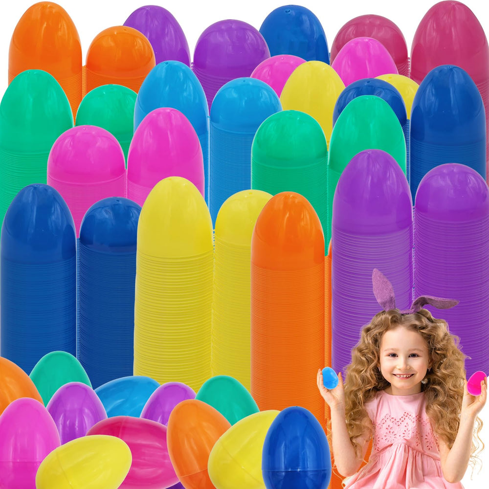 The Dreidel Company hinge eggs ideal for surprise eggs and treasure hunts.