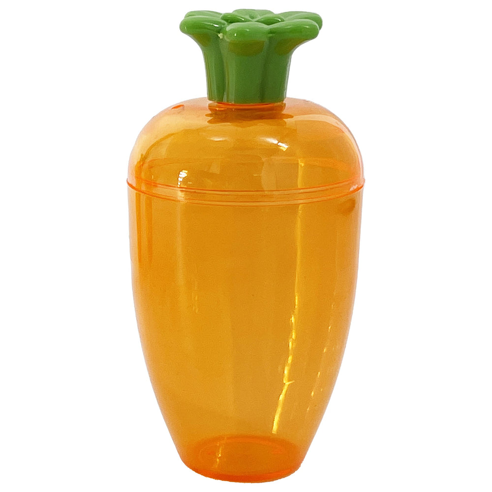 Carrot-shaped treat container perfect for candy, toys, and small gifts