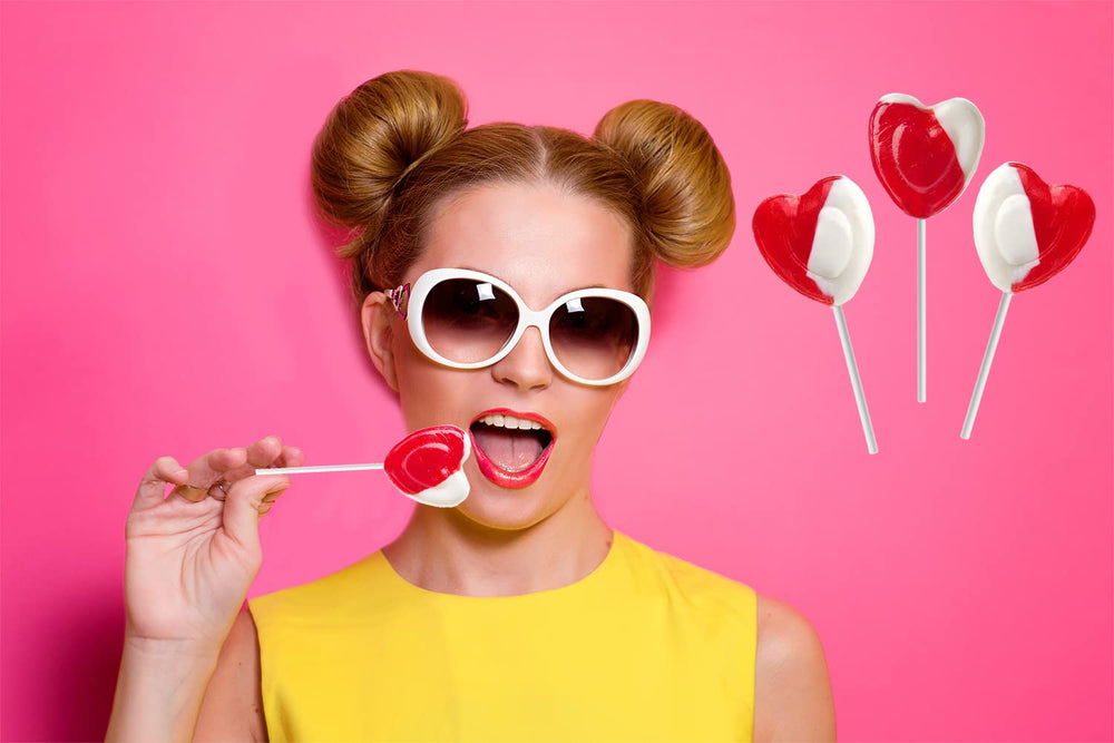 The Dreidel Company classroom valentines lollipops create easy gift exchanges.
